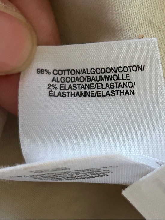 Jones New York Khaki Shirt Dress Sleeveless Button Front Size 14 - Picture 6 of 8